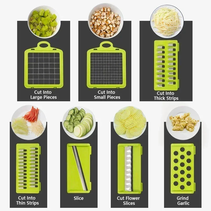 16*1 Multifunctional Fruit and Vegetable Cutter