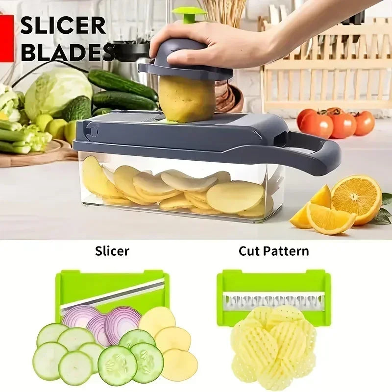 16*1 Multifunctional Fruit and Vegetable Cutter