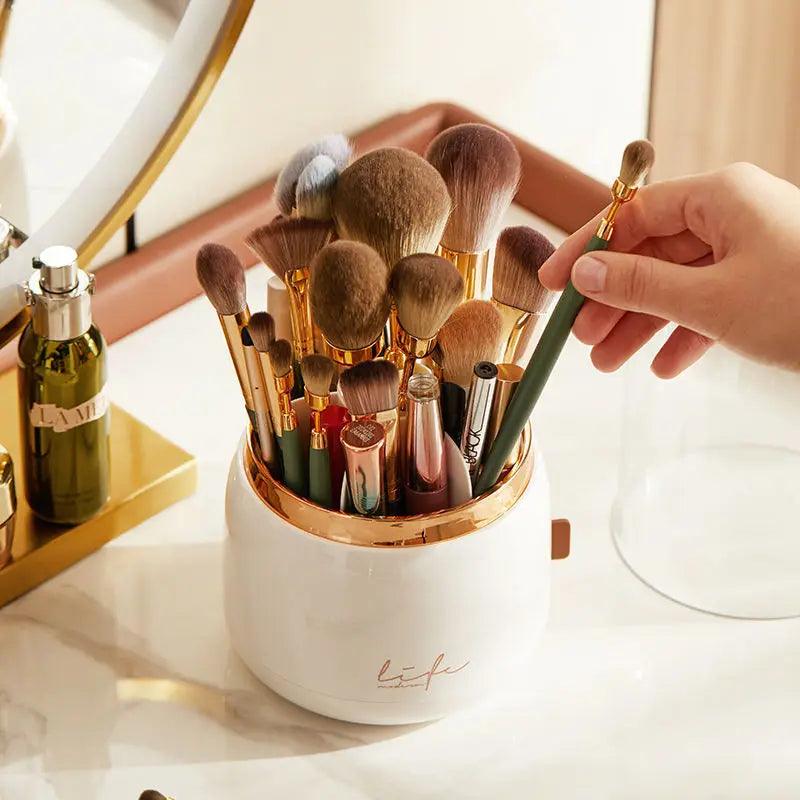 360 Degree Rotating Makeup Organizer for Storing and Organizing Accessories and Cosmetics 