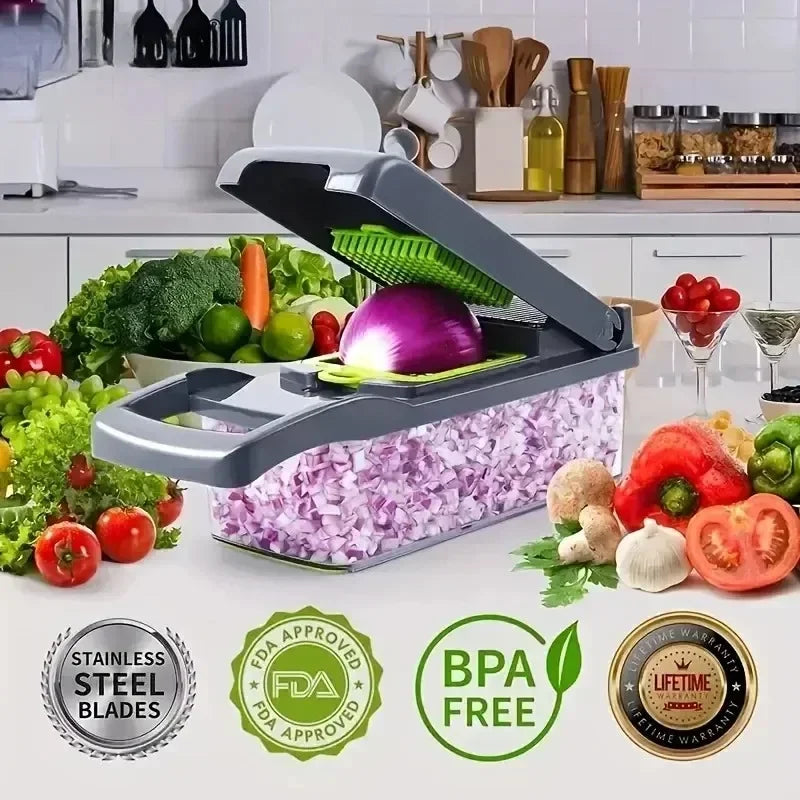 16*1 Multifunctional Fruit and Vegetable Cutter