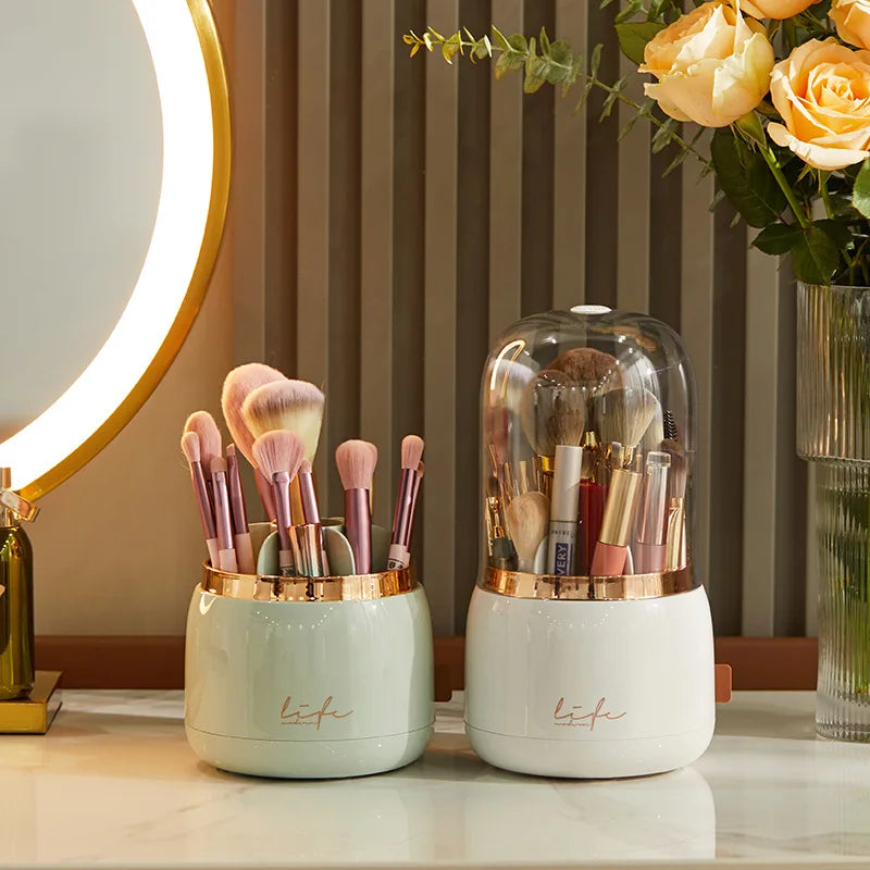 360 Degree Rotating Makeup Organizer for Storing and Organizing Accessories and Cosmetics 