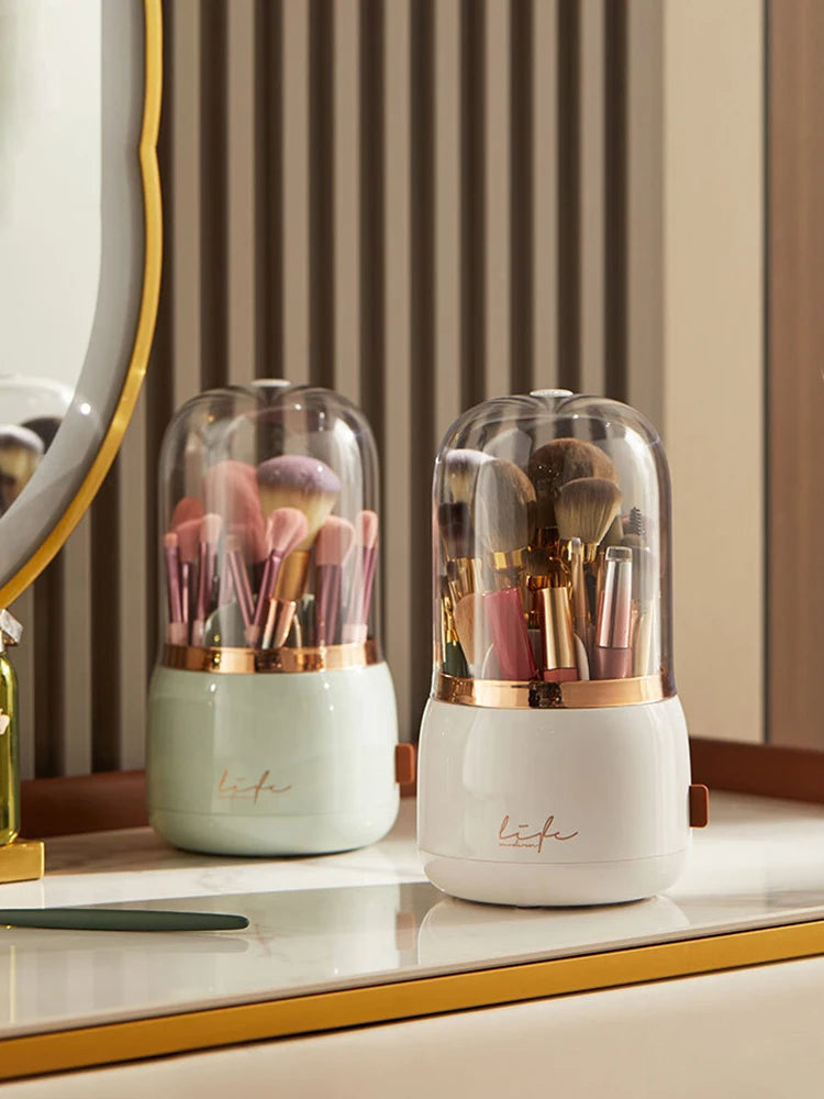 360 Degree Rotating Makeup Organizer for Storing and Organizing Accessories and Cosmetics 