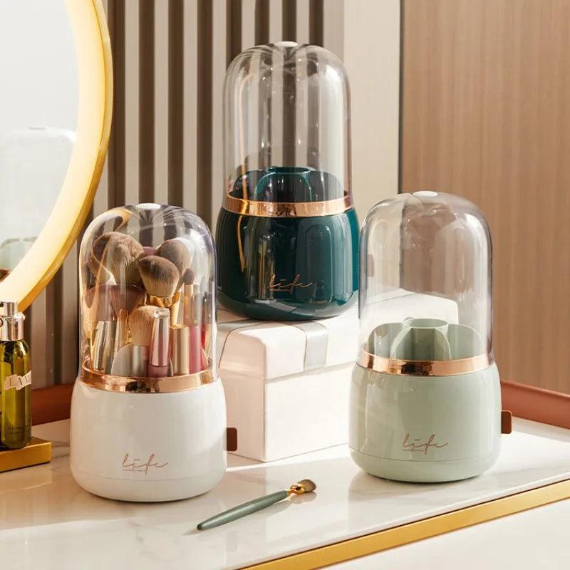 360 Degree Rotating Makeup Organizer for Storing and Organizing Accessories and Cosmetics 