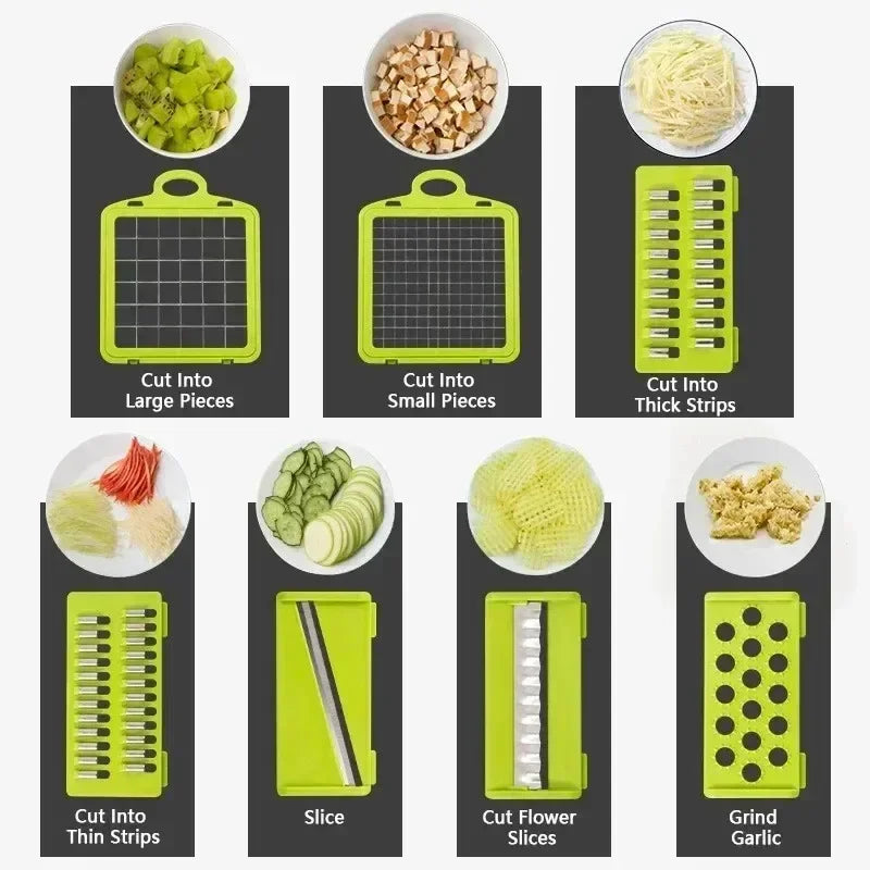 16*1 Multifunctional Fruit and Vegetable Cutter