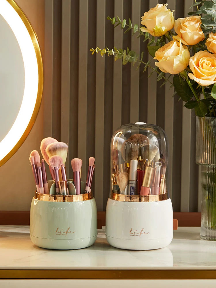 360 Degree Rotating Makeup Organizer for Storing and Organizing Accessories and Cosmetics 